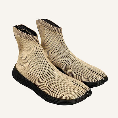 Silk Tabi - Camel Shadow Stripe