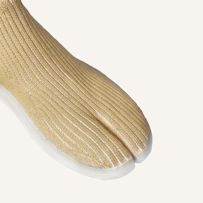 Silk Tabi - Camel Stripe