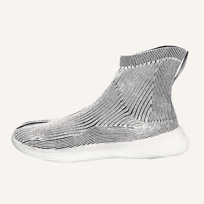 Silk Tabi - Cloud Stripe